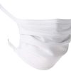 White Adult Reusable 3-Layer Cotton Face Mask
