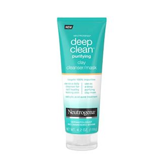 Purifying Clay Face Mask and Facial Cleanser Neutrogena