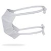 White Adult Reusable 3-Layer Cotton Face Mask