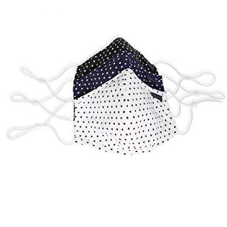 Perry Ellis Reusable Rounded Woven Fabric Face Masks