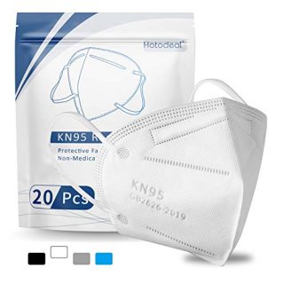 KN95 Face Mask 20 PCs 5 Layers Cup Dust Mask, Masks Against PM2.5 from Fire Smoke