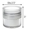Airless Jar Organics Empty Airless Cosmetic Container