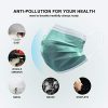 4 Ply Disposable Face Mask Protective Single Use- Green
