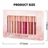 Diamond Shimmer Glitter Liquid Lipstick Set Long-lasting Moisturizing