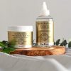 Exfoliating AHA Peel Face Pad Set for Face with 100% Organic Green Tea