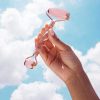 Eye & Body Roller Brazilian Rose Quartz Face