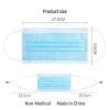 Disposable Face Mask, 3 Ply Safety Masks