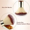 Bamboo Makeup Brush Set Face Kabuki 2 Pieces