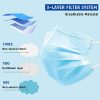 Medical Face Mask elastic Earloops and Metal Nose Clip