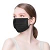 Black Face Masks Breathable Elastic Ear Loops