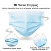 Face Masks 3Ply with Adjustable Elastic Earloop