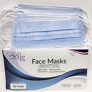 Lavender Face Mask Medical Mask Fluid Resistant