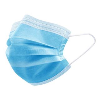 Face Masks 3Ply with Adjustable Elastic Earloop