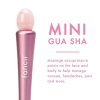 Massage Roller with Rose Quartz Gua Sha and 30 Germanium Stones