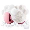 Facial Cleansing Brush with Holder Gentle Exfoliating