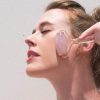 Eye & Body Roller Brazilian Rose Quartz Face