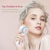 Rechargeable Facial Cleansing Brush with 5 Brush Heads & 3 Speeds – Waterproof & Portable