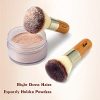 Bamboo Makeup Brush Set Face Kabuki 2 Pieces