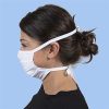 White Adult Reusable 3-Layer Cotton Face Mask