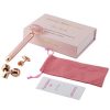 3-in-1 Electric Rose Quartz Jade Roller and Face Massager Set