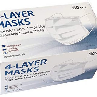 WMS 4-Layer Face Masks, Wisconsin Medical Supplies