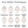 3-in-1 Electric Rose Quartz Jade Roller and Face Massager Set
