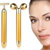2 in 1 Face Massager 3D Roller Electric Beauty Bar