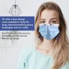 Disposable Masks with Metal Wire On Nose and Elastic Earloop,
