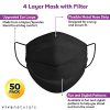 Premium 4-Ply Adult Masks Metal Nose Strip