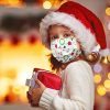 Christmas Face Mask Disposable Face Mask 50pcs White
