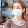 Safety White Face Masks - Pack of 50 for Dust and Pollen Protection