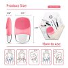3-in-1 Electric Silicone Face Scrubber Sonic Facial Massager