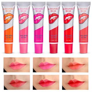 Lip Stain Tint Long Lasting Lip Gloss Sets for Women Peel Off