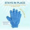 Scrub Wash Mitt for Bath or Shower 4 Pairs Exfoliating Gloves