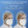 KN95 Face Mask 20 PCs 5 Layers Cup Dust Mask, Masks Against PM2.5 from Fire Smoke