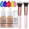 Foundation Brush Powder Brush Liquid Full Coverage Foundation Set