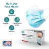 3 Ply Disposable Face Masks, Helps Filter Dust, Pollen, Germs