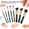15 Pcs Professional Makeup Brush Set Premium