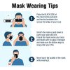 Latex Free Face Masks Individually Wrapped Disposable
