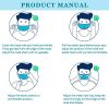 Disposable Face Mask, 3 Ply Safety Masks