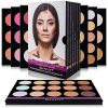 6 Layers Foundation, Concealer, Camouflage, Contour, Blush Palette