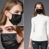 Disposable Masks Black Face Mask with Elastic Ear Loop