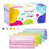 50pcs Colored Masks with Nose Clip and Elastic Ear Loop