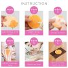 Pure Cellulose Facial Sponges for Cleansing & Exfoliation – 100% Natural, Hypoallergenic, 50 Count