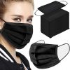 Disposable Masks Black Face Mask with Elastic Ear Loop