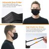 100 Pack Breathable Face Masks with Comfortable Elastic Ear Loop
