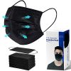 Black Face Masks Breathable Elastic Ear Loops