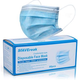 SfAVEreak Face Mask Disposable Blue