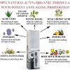 Anti-Aging Hydrating Facial Foaming Cleanser Organic Face Wash For Women & Men