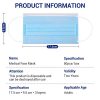 Disposable Masks with Metal Wire On Nose and Elastic Earloop,